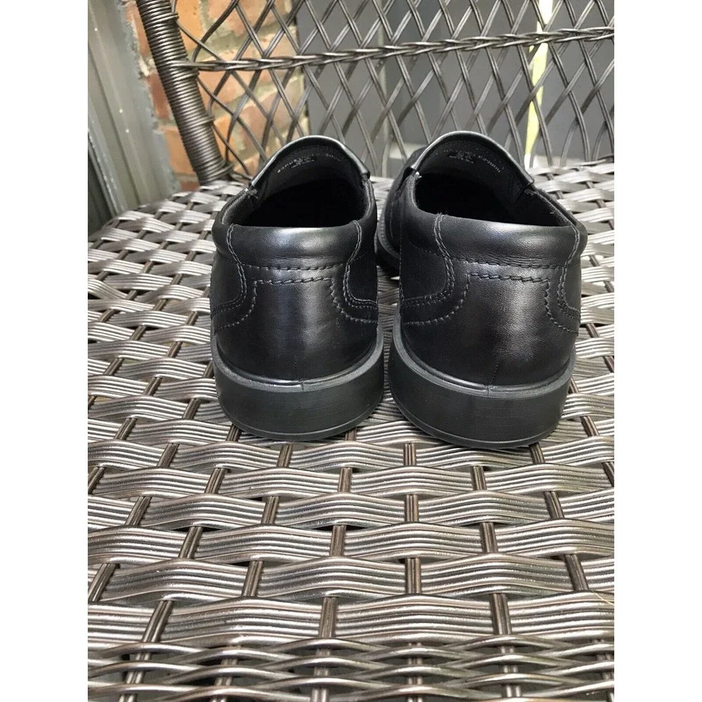 ECCO Men New Jersey Slip On loafers leather Black 43 Us 9 9.5 Shoes Dress